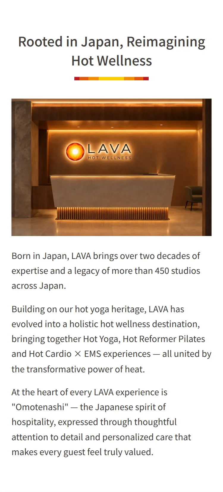 Rooted in Japan, Reimagining Hot Wellness