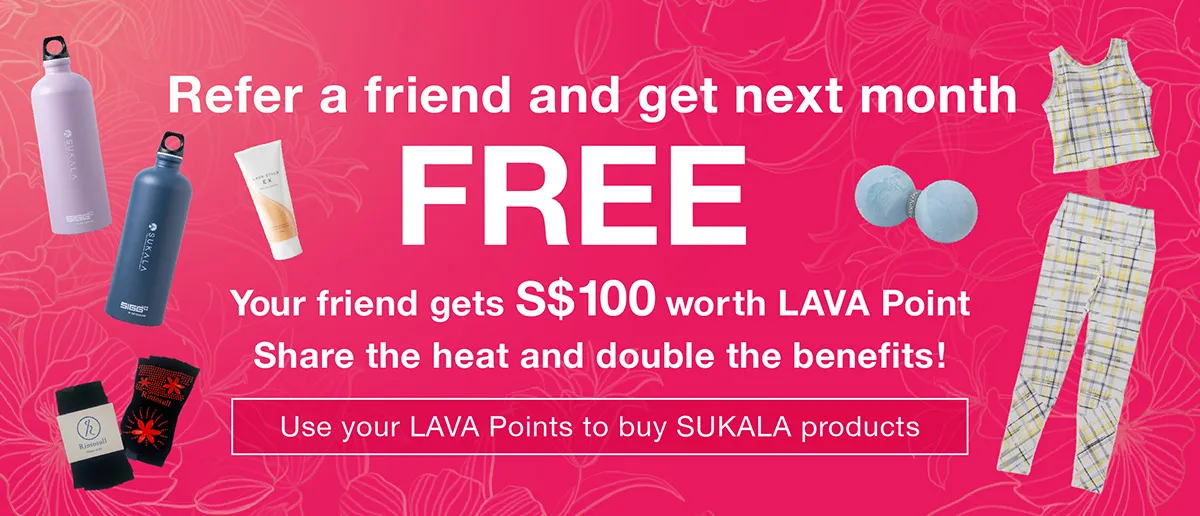 Refer a friend and get next month FREE