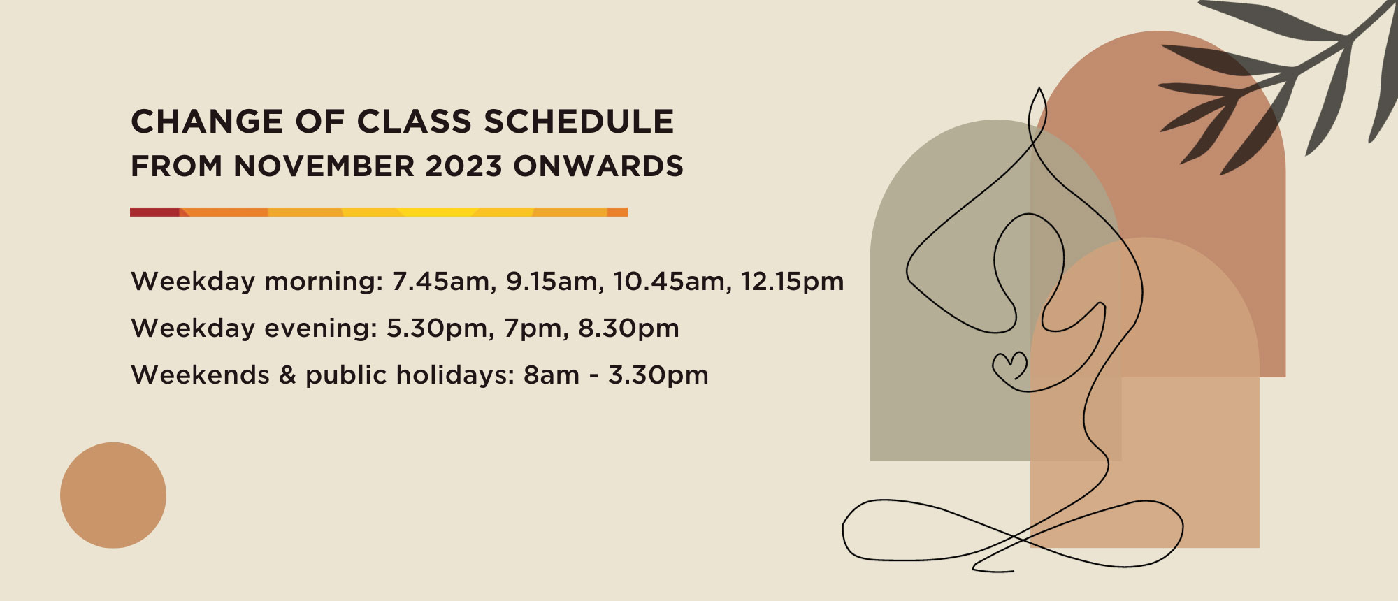 Schedule Nov 2023