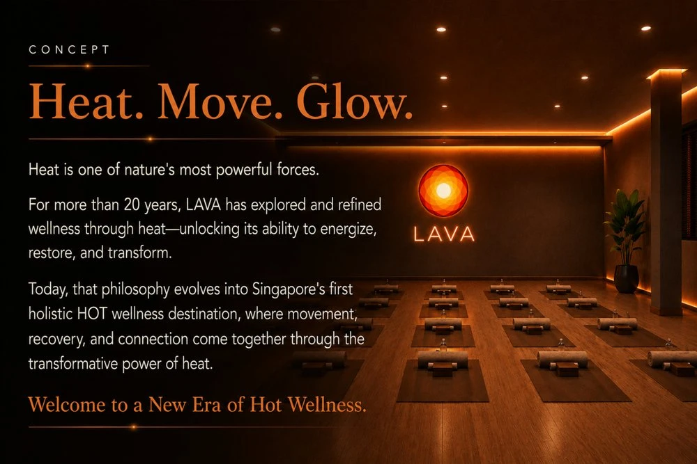 Concept: Heat. Move. Glow. - Welcome to a New Era of Hot Wellness