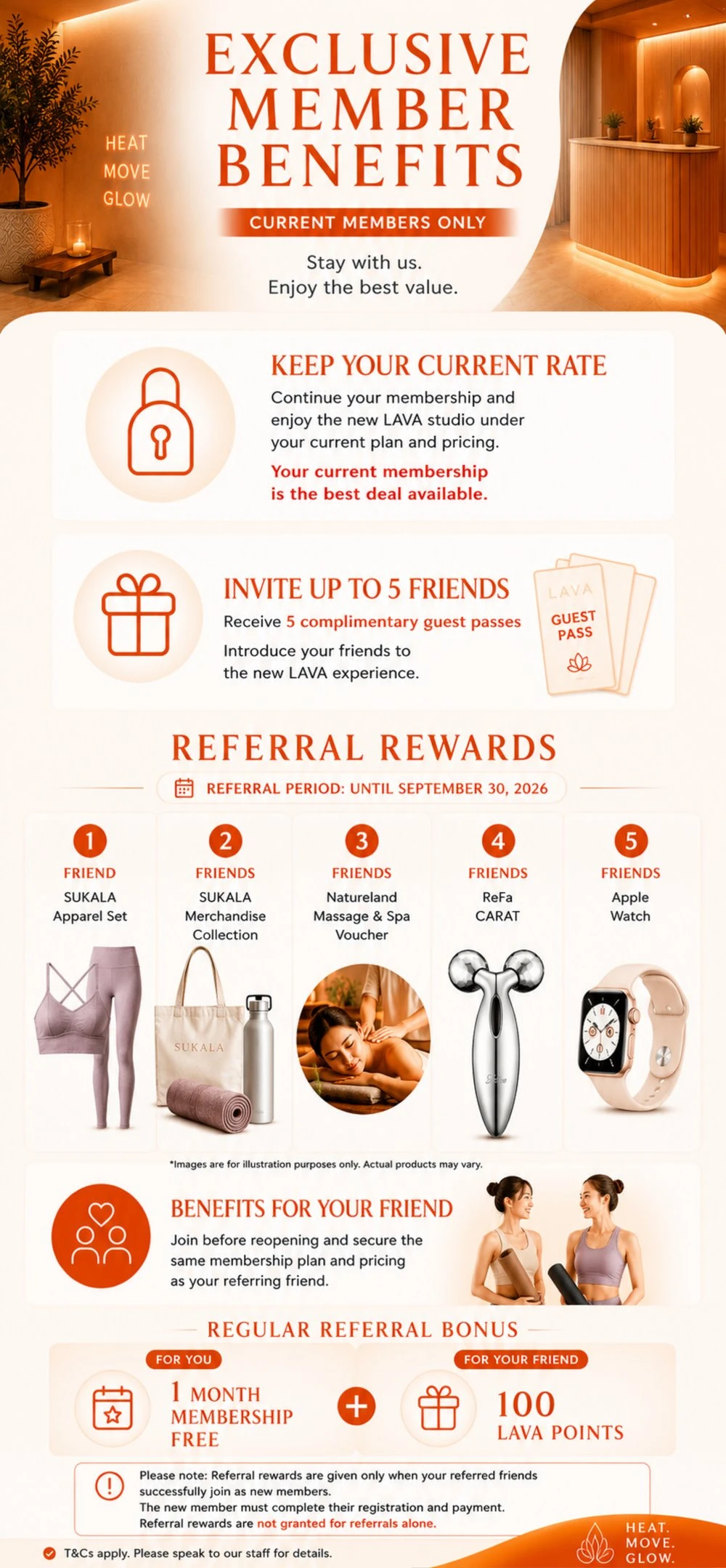 Exclusive Member Benefits, Referral Rewards, Benefits for Your Friend