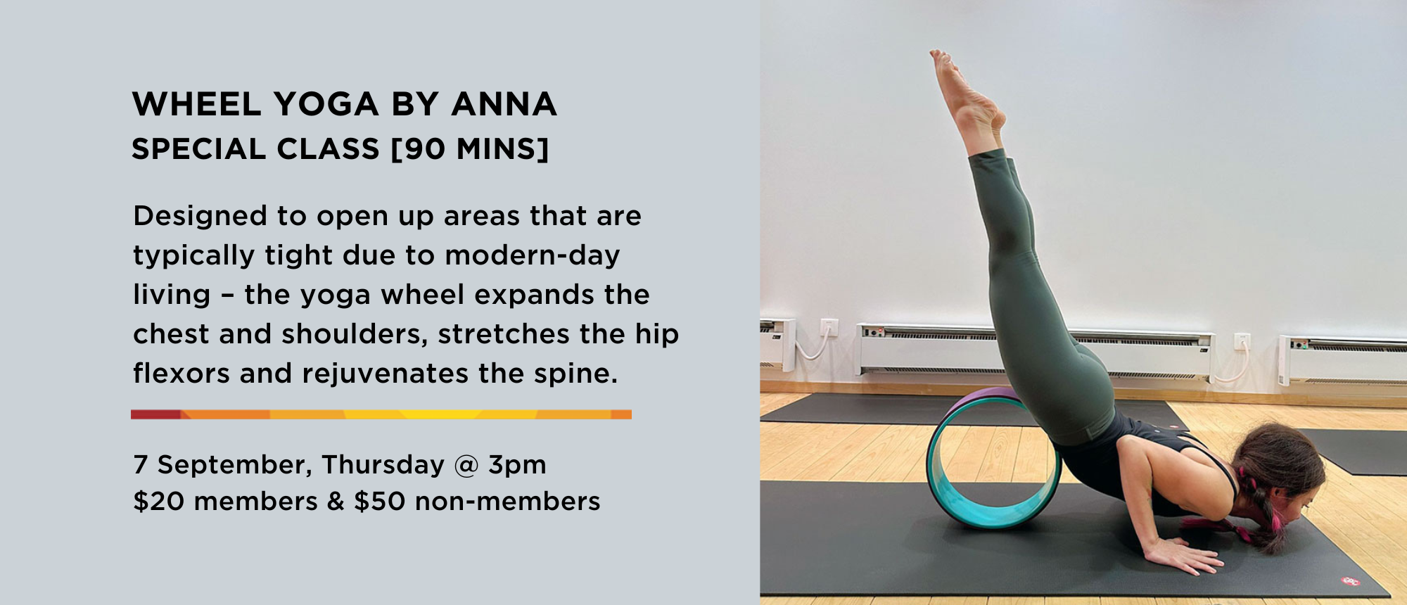Special Class Wheel Yoga
