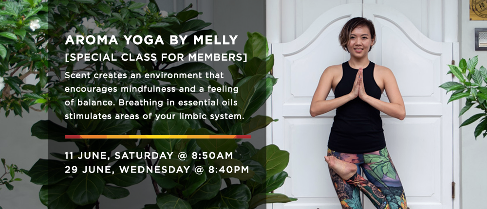 Special Class Aroma Yoga by Melly