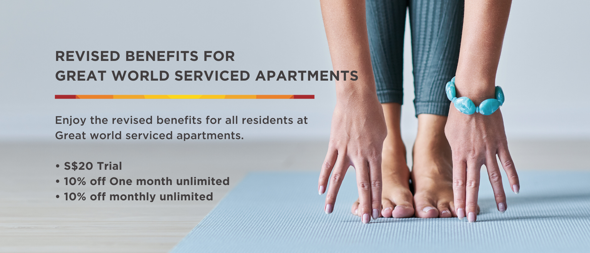 Promotions for Residents at Great World Serviced Apartments