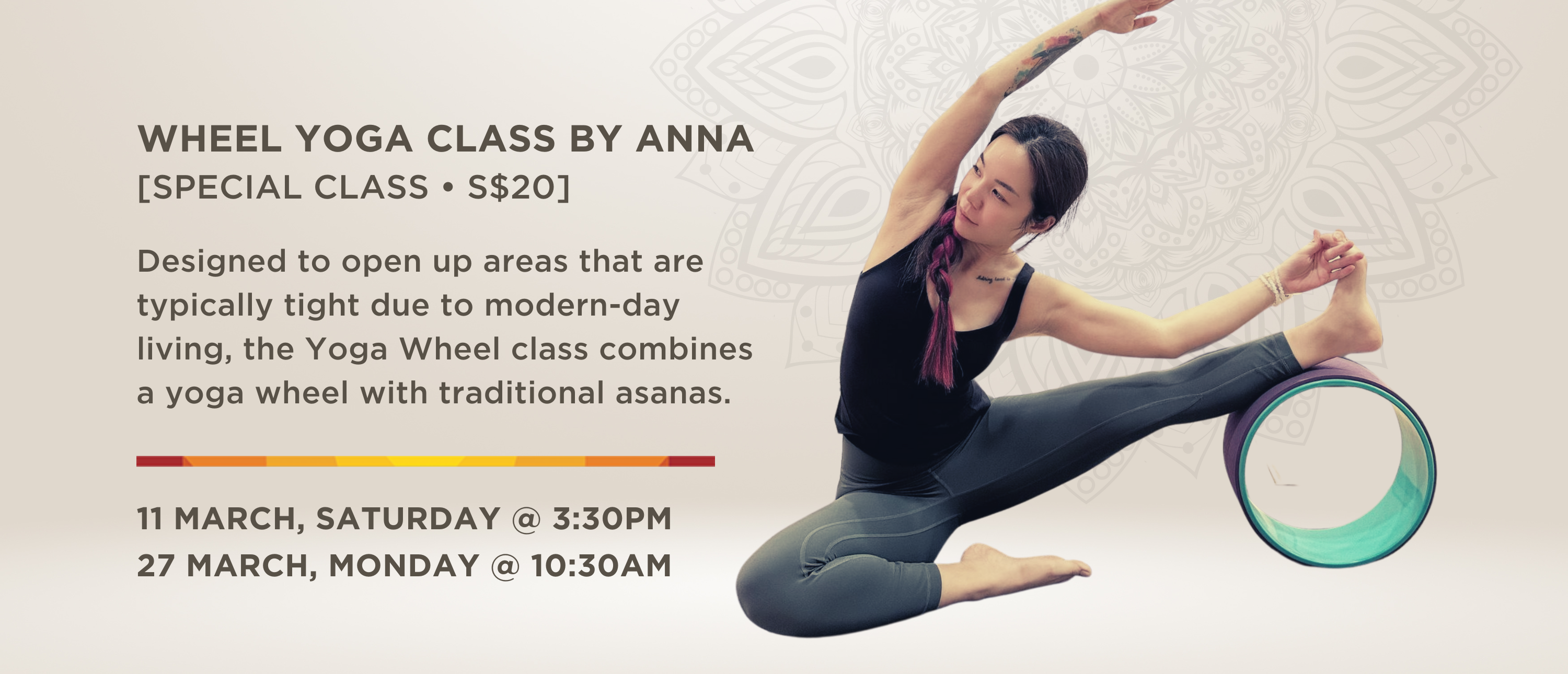 Special Class Wheel Yoga